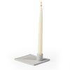 'Agatha' Candlestick Holder, Grey