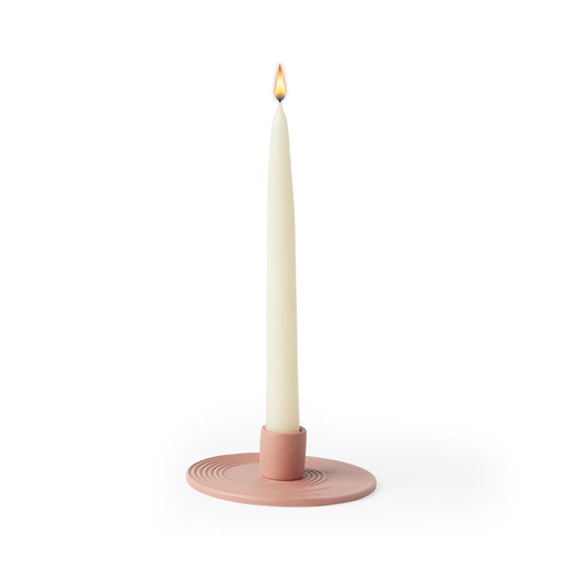 'Athena' Candlestick Holder, Terracotta