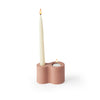 'Infinity' Duo Candle Holder, Terracotta