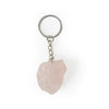 Rose Quartz Crystal Keychain
