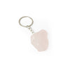 Rose Quartz Crystal Keychain