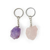 Amethyst Crystal Keychain