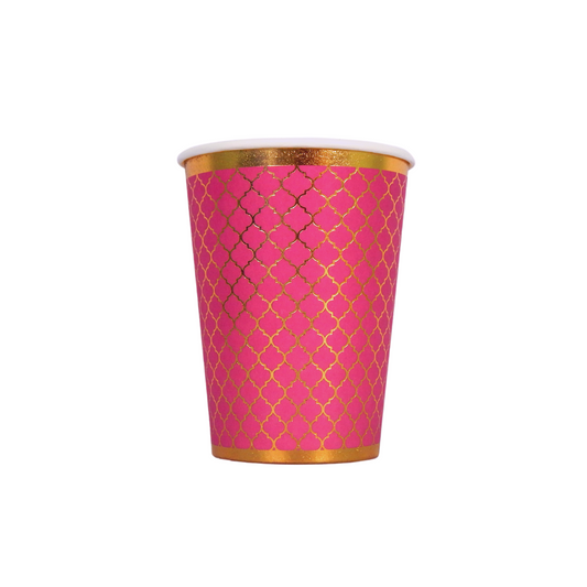 Moroccan Plum Party Cups - 10 pack