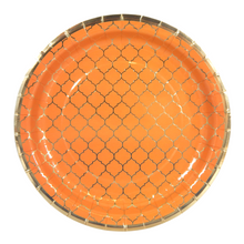  Moroccan Amber Party Plates - 10 pack