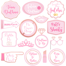  Team Dulhan Photo Props - 15 pack