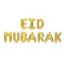  Eid Mubarak Foil Balloons - Gold