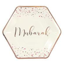  Mubarak Confetti Party Plates - 10 pack