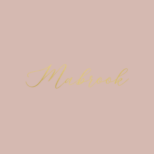 Luxury Foiled Greeting Card - Mabrook