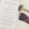 Amethyst Gua Sha & Roller Gift Set