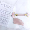 Rose Quartz Gua Sha & Roller Gift Set