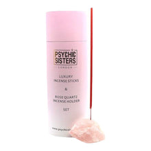  Rose Quartz Incense Stick & Holder Set