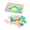 Kaleidoscopic Colour Lucite Dominoes Aurora