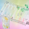 Take Me Anywhere Mini Lucite Backgammon Aurora
