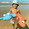 Kids Inflatable Noodle Sonny the Sea Creature Neon Orange