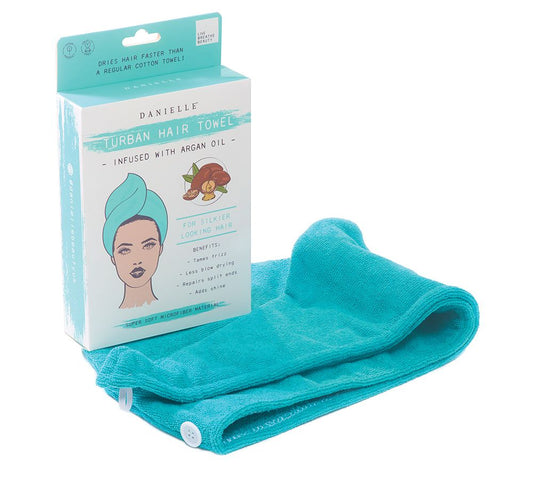 Argan Oil Infused Microfibre Hair Turban