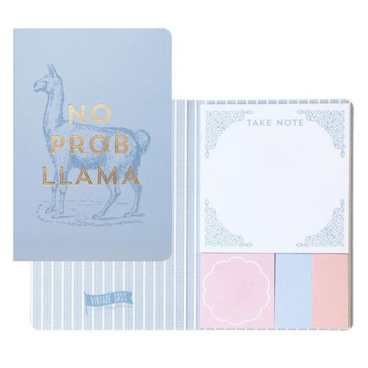 No Prob Llama Set of Sticky Notes