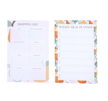  Frutti Set of 2 Magnetic Meal Planner With Shopping List