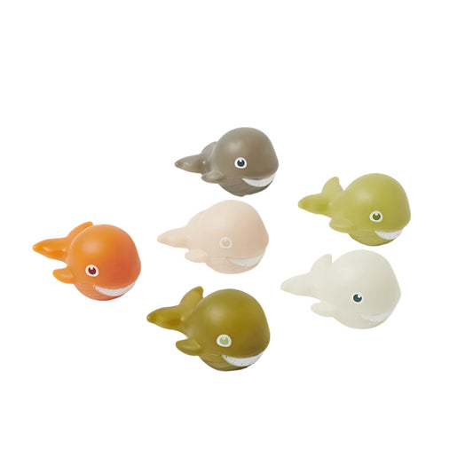 Whale Bath Squirters - Set of 6