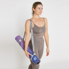 'Purple Vision' PU Yoga Mat with ‘Flex 2-in-1’ Strap