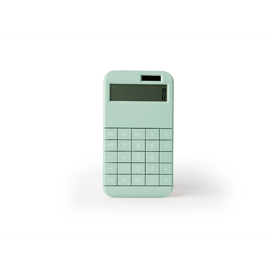 The 'Count On Me' Calculator in Powder Blue
