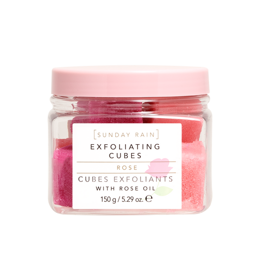 Exfoliating Cubes with rose oil