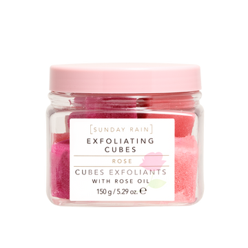 Exfoliating Cubes with rose oil