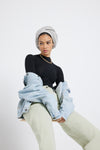 Modest Beyond Organic Bamboo Jersey Hijab - Light Grey