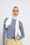 Modest Beyond Organic Bamboo Jersey Hijab - Ivory