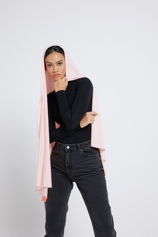 Modest Beyond Organic Bamboo Jersey Hijab - Light Pink