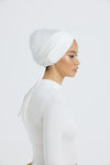 Modest Beyond Adjustable Organic Bamboo Underscarf - Ivory