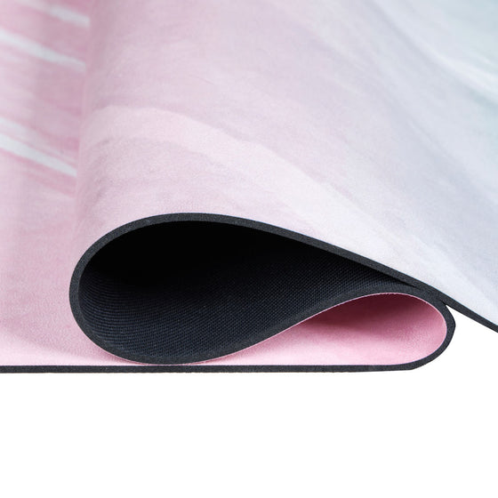 Daydream Non-Slip Suede Top 4mm Thick Yoga Mat With 2-in-1 Yoga Strap