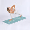 Breathe Deep Non-Slip Suede Top 4mm Thick Yoga Mat With 2-in-1 Yoga Strap
