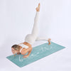 Breathe Deep Non-Slip Suede Top 4mm Thick Yoga Mat With 2-in-1 Yoga Strap