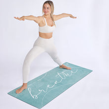  Breathe Deep Non-Slip Suede Top 4mm Thick Yoga Mat With 2-in-1 Yoga Strap