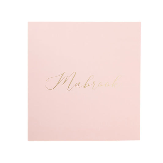 Luxury Foiled Greeting Card - Mabrook