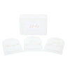 Muslim Baby Milestone Acrylic Plaques - White & Gold